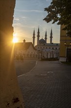 Sunset in the Kremlin of the Unesco site