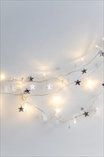 Fairy lights and ornament stars