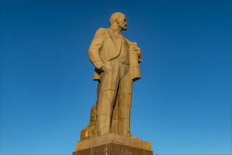 Lenin statue on Lenin square