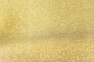 Close up golden glitter background