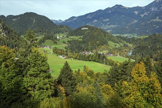 View of Tiefenbach and Illertal