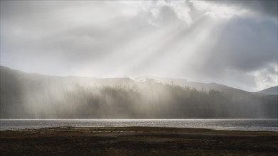 Rainy weather and sunshine in the Highlands
