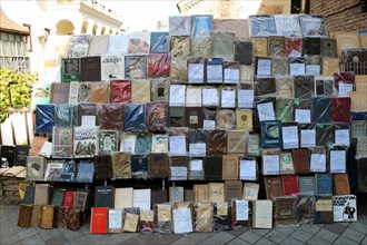 Books of old times are in the bazaar for sale
