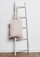 Tote bag ladder indoors. Resolution and high quality beautiful photo