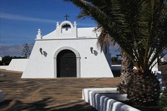 Church of Masdache in the La Geria area