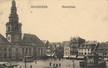 Market place in Mannheim