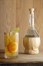 Vodka and orange juice cocktail