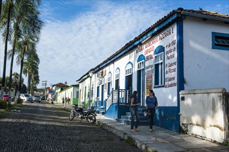 Colonial colourful architecture in the rural village of Pirenopolis