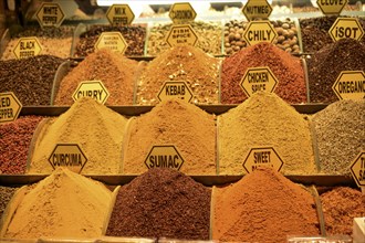 Spices at the Spice Market in Istanbul