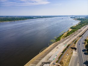 Aerial of the Volga