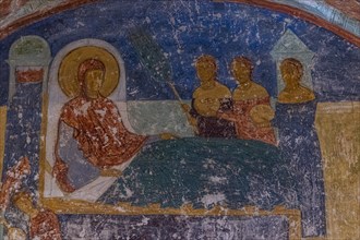 Old icons in the Spaso-Preobrazhenskiy Mirozhskiy Male Monastery