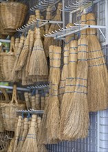 Rice straw broom