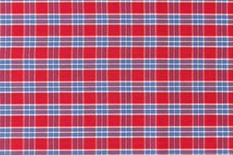 Red and blue checkered pattern texture background
