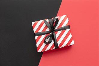 Top view gift box cyber monday concept. Resolution and high quality beautiful photo