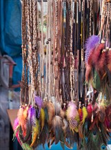 Beautiful bird feathers for decorative purposes