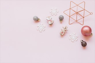 Small christmas toys table. Resolution and high quality beautiful photo