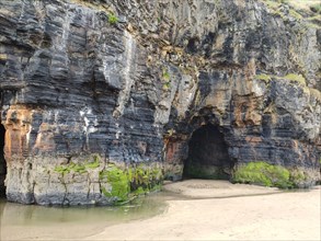 Caves on Ballybunion Beach