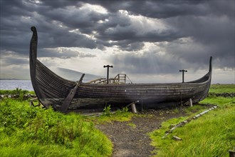 Old viking boat