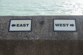 East and West Signposts
