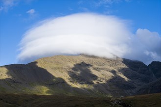 Cloud over mountain at Fairy Pools