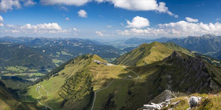 Panorama from the Walser Hammerspitze