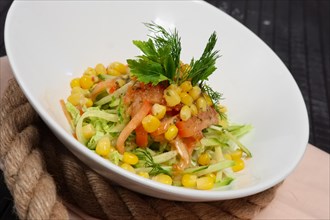 Salad with corn