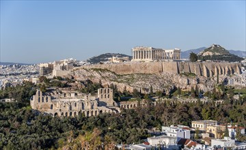 View from Philopappos Hill to the Acropolis