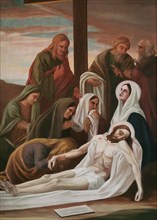 Station of the Cross by an unknown artist. 13 Station
