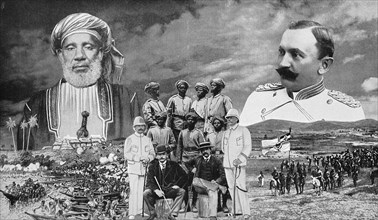 Captain Hermann Wissmann with his Askari troop liberating East Africa from the human abduction of Arab slave traders such as Tippu Tip