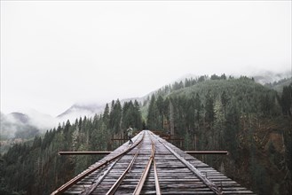 Person railroad bridge