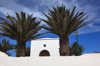 The church Ermita de las Nieves is located in the mountains of Risco de Famara near the village of Los Valles. Inside the chapel
