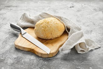 Fresh homemade yeast-free bread