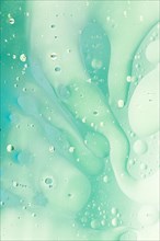 Water bubbles with abstract green background. Resolution and high quality beautiful photo