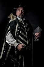 Man in medieval garb