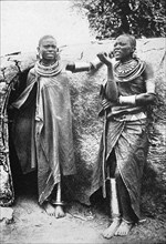 Maasai Women with Heavy Metal Jewellery