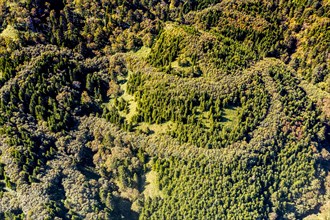 Overlook over the forested south coast of Sakhalin