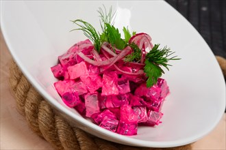 Salad with beetroot