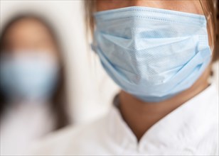 Doctors wearing face mask