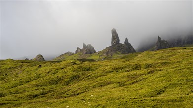 Old Man of Storr in the mist
