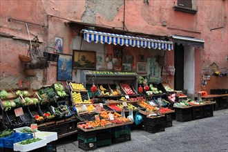 Fruit and vegetable shop in the old town