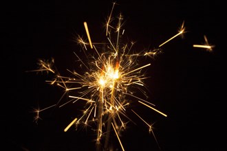 Decorative sparklers with sparks
