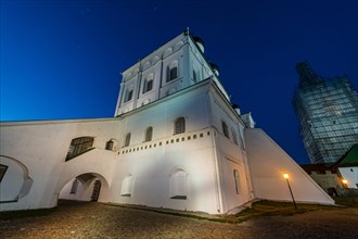 Nightshot of the Trinity Cathedral in Pskov