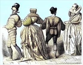 Fashion in 1584 in France