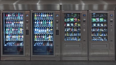 Drinks and sweets vending machines