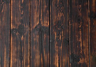 Abstract burnt wooden plank background