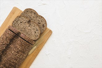 Wheat near cut bread. Resolution and high quality beautiful photo