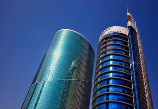 Skyscrapers around Conference Street in Doha