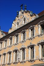 In the old town of Wuerzburg