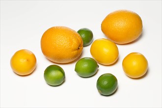 Top view of lemon