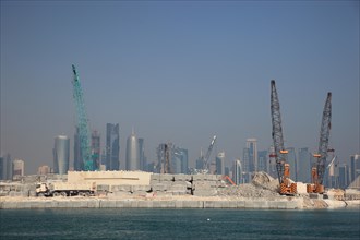 Major construction site Doha City